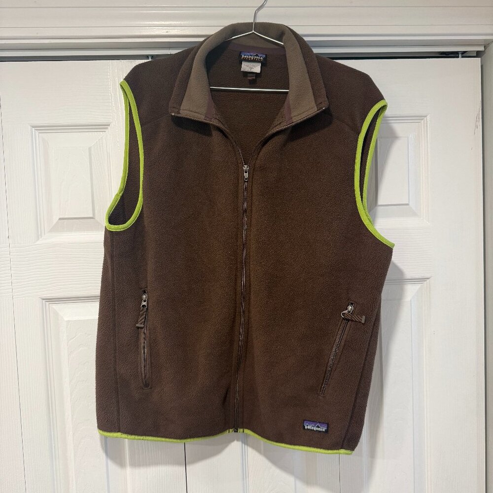 Patagonia Men's Synchilla Vest L Brown